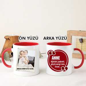 Anneler Günü Hediye Fotoğraflı Kupa Bardak - 5
