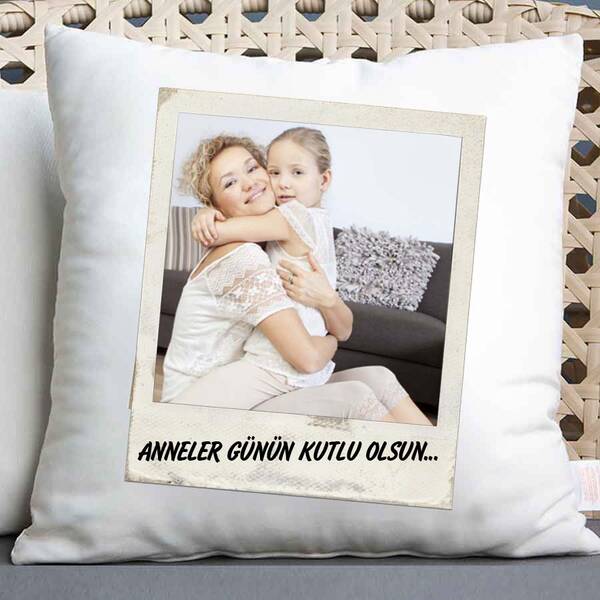Anneler Günü Hediyesi Fotoğraflı Yastık - 1