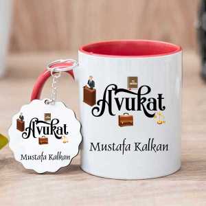 Avukata Hediye Kupa Bardak ve Anahtarlık - 2