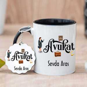 Avukata Hediye Kupa Bardak ve Anahtarlık - 3