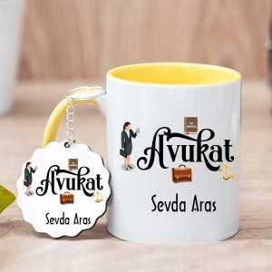 Avukata Hediye Kupa Bardak ve Anahtarlık - 4
