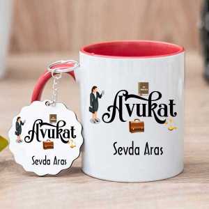 Avukata Hediye Kupa Bardak ve Anahtarlık - 6