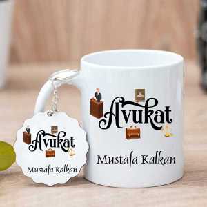 Avukata Hediye Kupa Bardak ve Anahtarlık - 7