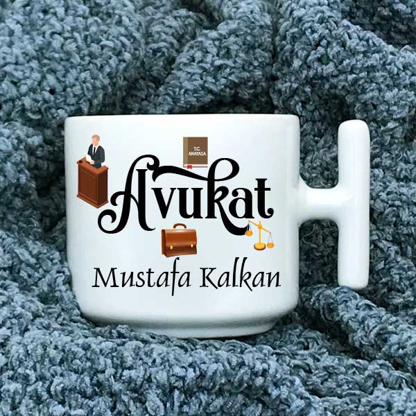 Avukata Özel Latte Fincanı - 1