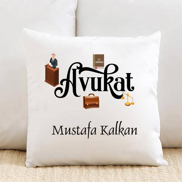 Avukatlara Hediye İsimli Yastık - 1