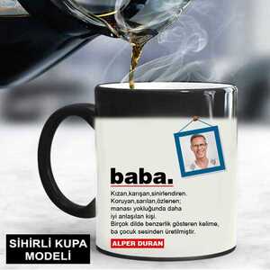 Babaya Özel Fotoğraflı Kupa Bardak - 2