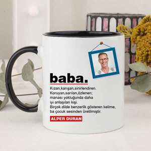 Babaya Özel Fotoğraflı Kupa Bardak - 4