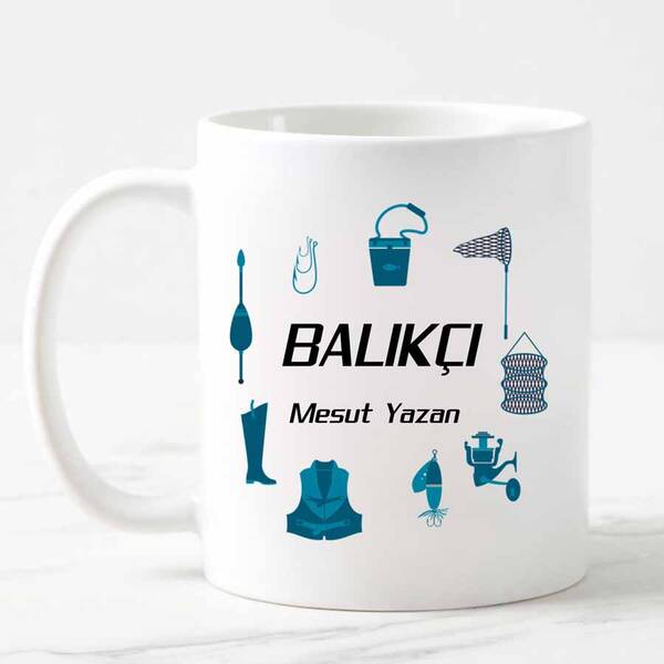 Balıkçıya Hediye Kupa Bardak - 1