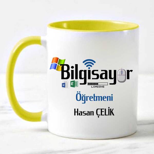 Bilgisayar Öğretmenine Hediye Kupa Bardak - 2