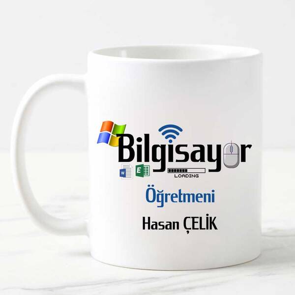 Bilgisayar Öğretmenine Hediye Kupa Bardak - 4