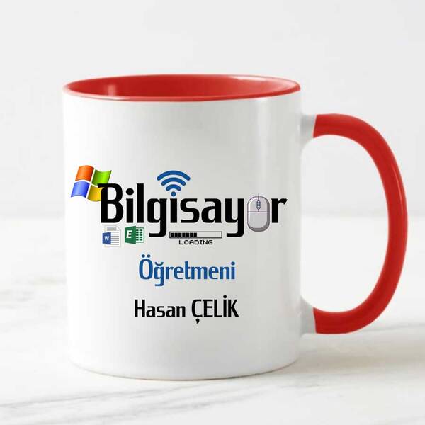 Bilgisayar Öğretmenine Hediye Kupa Bardak - 6