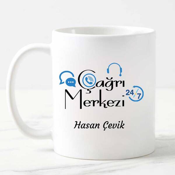 Çağrı Merkezi Personeline Hediye Kupa Bardak - 1