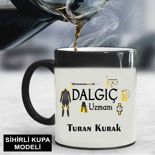 Dalgıç Uzmanına Hediye Kupa Bardak - 2