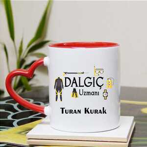 Dalgıç Uzmanına Hediye Kupa Bardak - 7