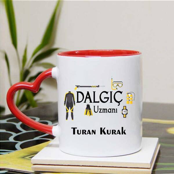 Dalgıç Uzmanına Hediye Kupa Bardak - 7