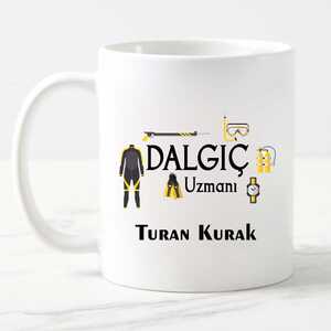 Dalgıç Uzmanına Hediye Kupa Bardak - 9