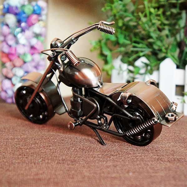El Yapımı Bakır Metal Motosiklet - 1