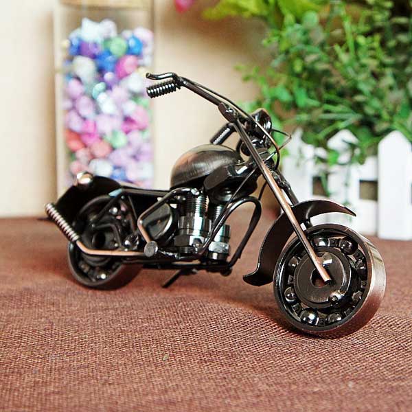 El Yapımı Bakır Metal Motosiklet - 2