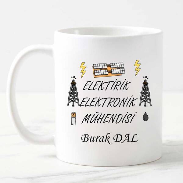 Elektrik Elektronik Mühendisine Hediye Kupa Bardak - 1