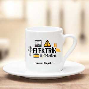 Elektrik Teknikeri Türk Kahve Fincanı - 6