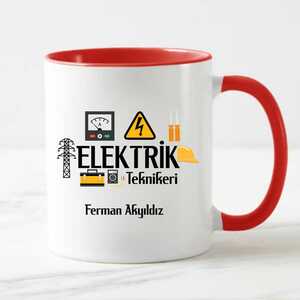 Elektrik Teknikerine Hediye Kupa Bardak - 2