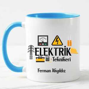Elektrik Teknikerine Hediye Kupa Bardak - 3