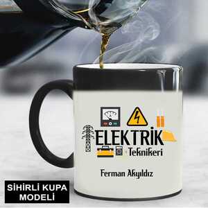 Elektrik Teknikerine Hediye Kupa Bardak - 6