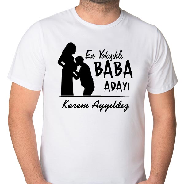 En Yakışıklı Baba Adayı Tişört - 1