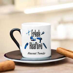 Erkek Kuaförü Türk Kahve Fincanı - 6