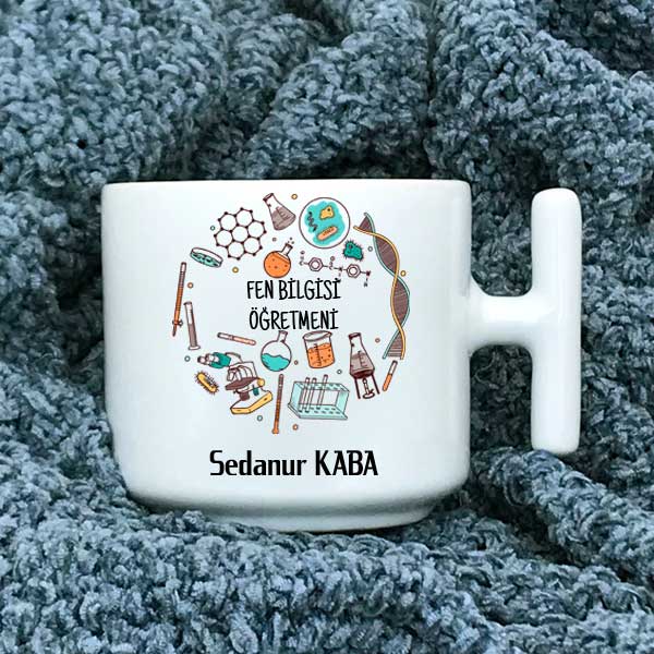 Fen Bilgisi Öğretmeni Latte Fincanı - 1