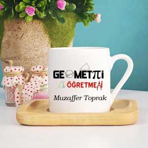 Geometri Öğretmeni Türk Kahve Fincanı - 7