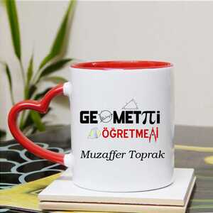 Geometri Öğretmenine Hediye Kupa Bardak - 6