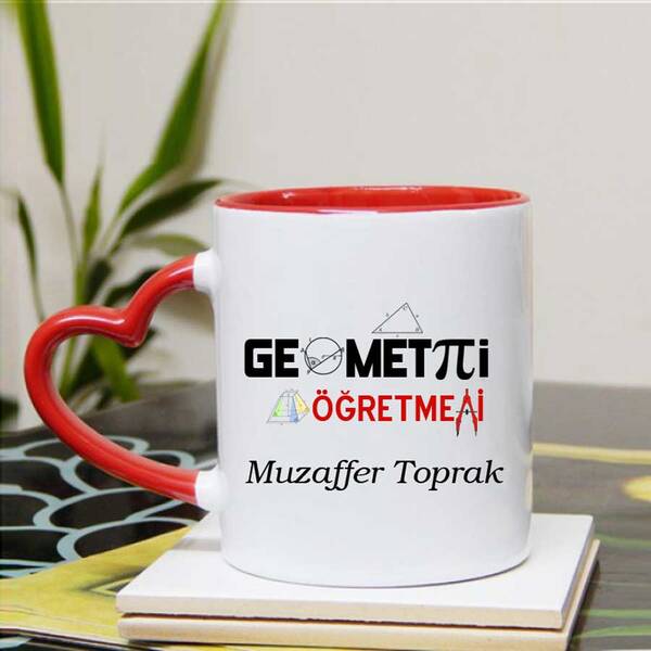 Geometri Öğretmenine Hediye Kupa Bardak - 6