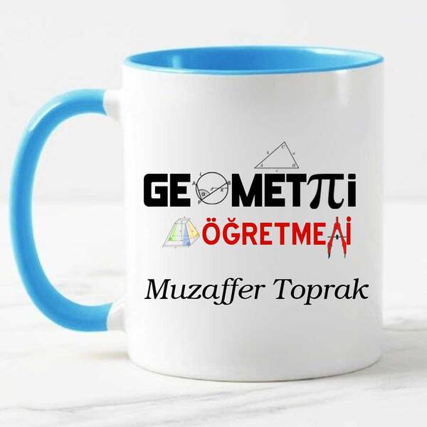 Geometri Öğretmenine Hediye Kupa Bardak - 3