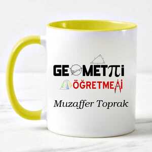 Geometri Öğretmenine Hediye Kupa Bardak - 2