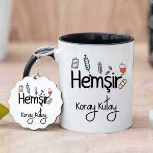 Hemşir Hediyesi Kupa Bardak ve Anahtarlık - 1