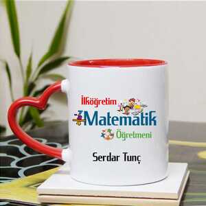 İlköğretim Matematik Öğretmenine Hediye Kupa Bardak - 6