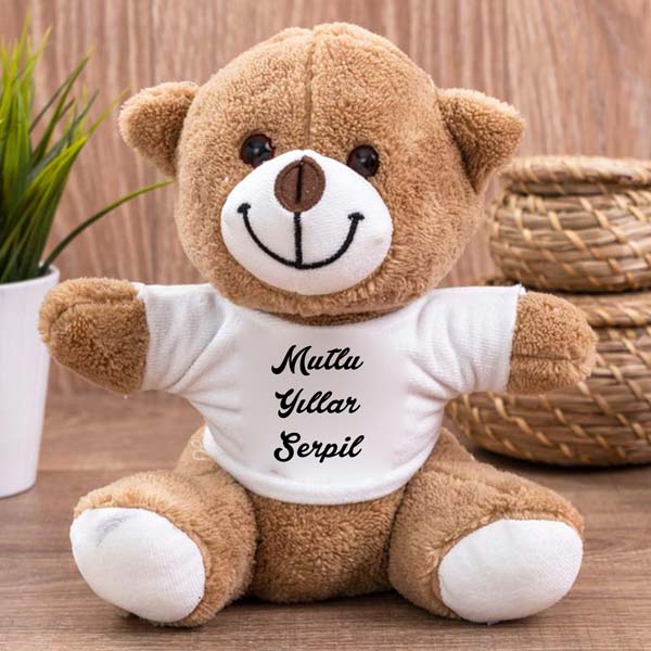 İsme Özel Mutlu Yıllar Peluş Ayıcık - 1