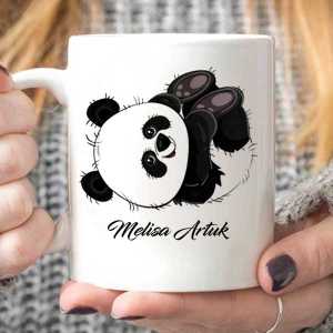 İsme Özel Panda Kupa Bardak - 2