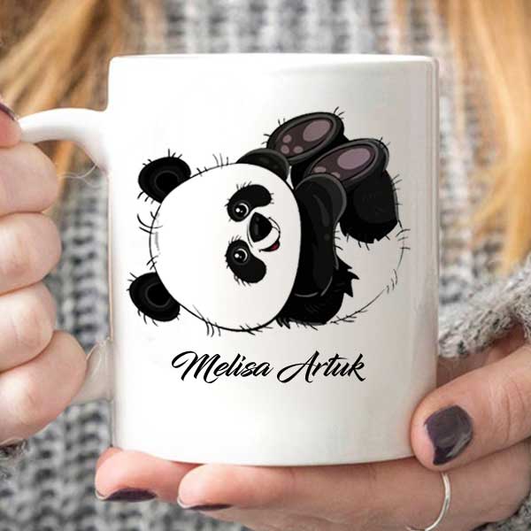 İsme Özel Panda Kupa Bardak - 2
