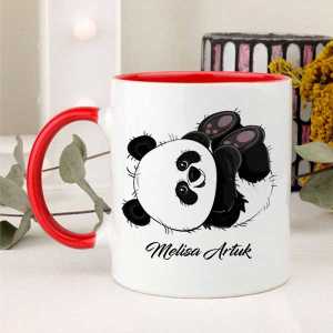 İsme Özel Panda Kupa Bardak - 3
