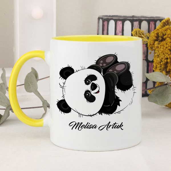 İsme Özel Panda Kupa Bardak - 4