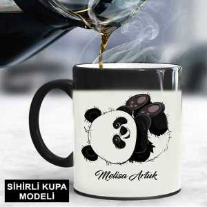 İsme Özel Panda Kupa Bardak - 7