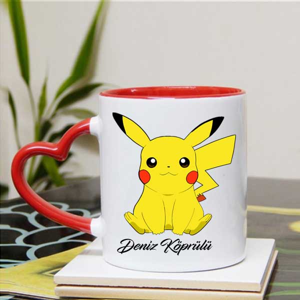İsme Özel Pikachu Kupa Bardak - 2