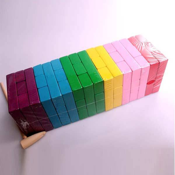 Jenga Denge ve Beceri Oyunu Wiss Toy 54 Parça - 2