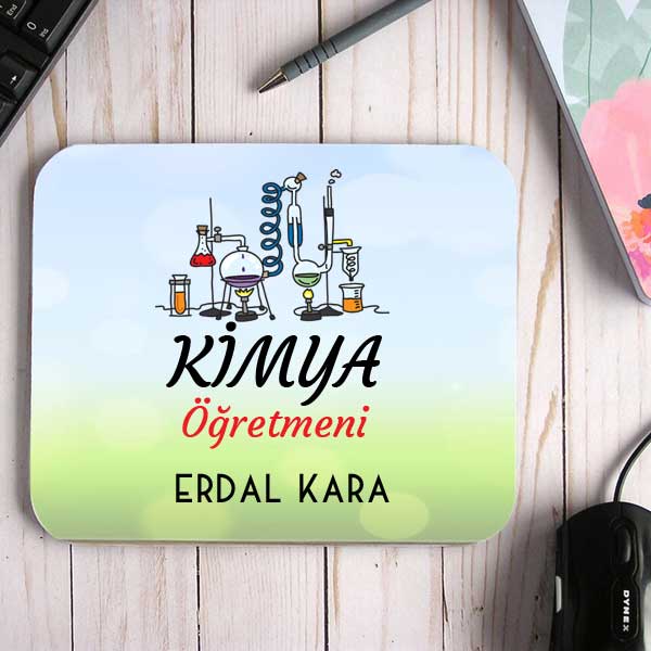 Kimya Öğretmenine Hediye İsimli Mouse Pad - 1