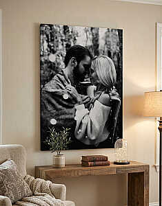 Kişiye Özel Kanvas Tablo - Siyah Beyaz Fotoğraf Baskılı 30x40