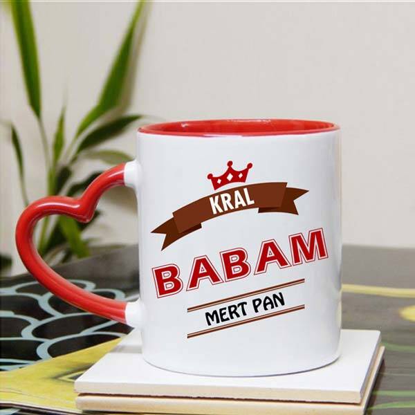 Kral Babam İsimli Kupa Bardak - 2
