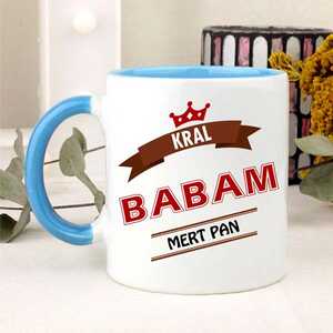 Kral Babam İsimli Kupa Bardak - 4