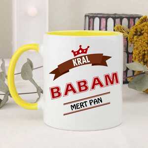 Kral Babam İsimli Kupa Bardak - 6
